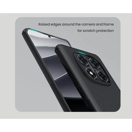 Nillkin Super Frosted PRO Mágneses Tok Xiaomi Redmi Note 14 Pro 5G/Poco X7 5G Fekete tok - 7