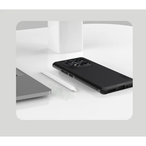 Nillkin Super Frosted PRO Mágneses Tok Xiaomi Redmi Note 14 Pro 5G/Poco X7 5G Fekete tok - 8