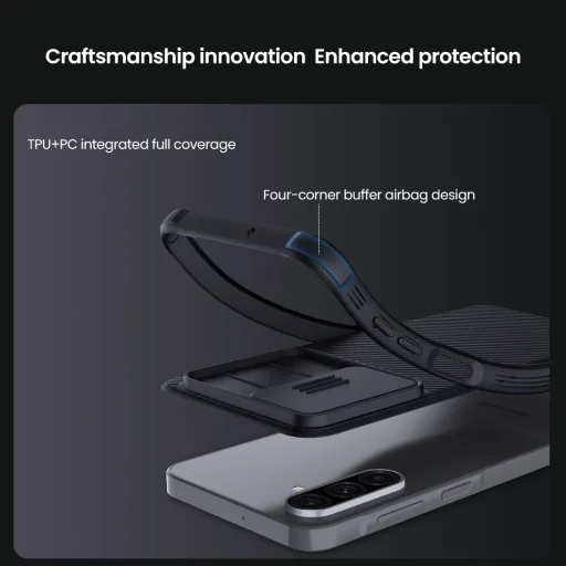 Nillkin CamShield PRO kemény tok Samsung Galaxy A26 5G Fekete tok - 3