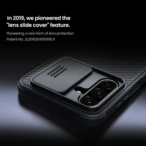 Nillkin CamShield PRO kemény tok Samsung Galaxy A26 5G Fekete tok - 5