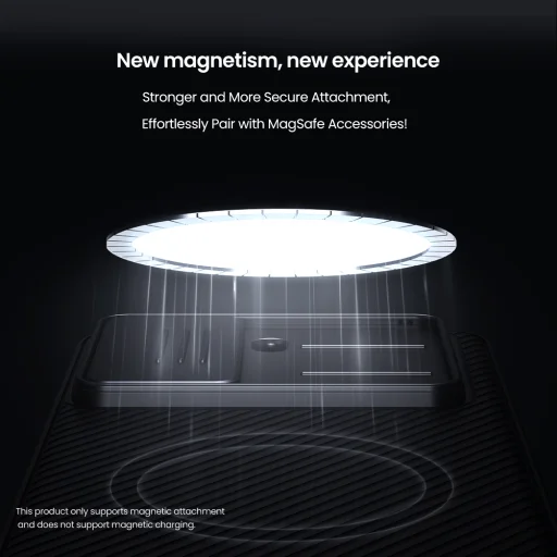 Nillkin CamShield PRO Mágneses Kemény tok Poco X7 Pro 5G Fekete tok - 3