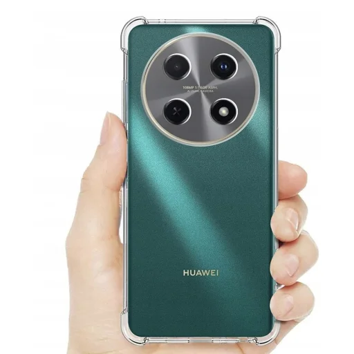  Techsuit - Ütésálló Átlátszó Szilikon - Huawei nova 12i - Átlátszó tok - 2
