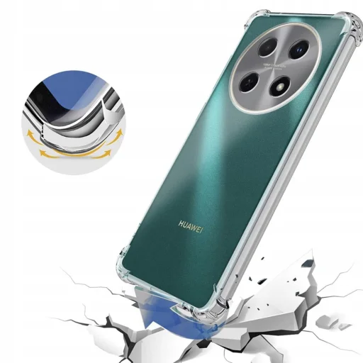  Techsuit - Ütésálló Átlátszó Szilikon - Huawei nova 12i - Átlátszó tok - 4