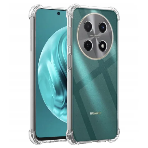  Techsuit - Ütésálló Átlátszó Szilikon - Huawei nova 12i - Átlátszó tok - 1
