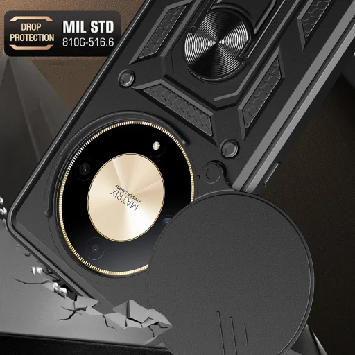  Techsuit - CamShield Sorozat - Huawei nova 12i - Fekete tok - 4