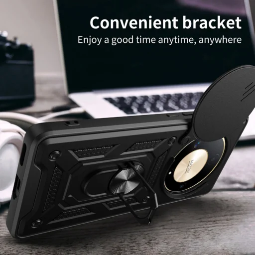  Techsuit - CamShield Sorozat - Huawei nova 12i - Fekete tok - 6