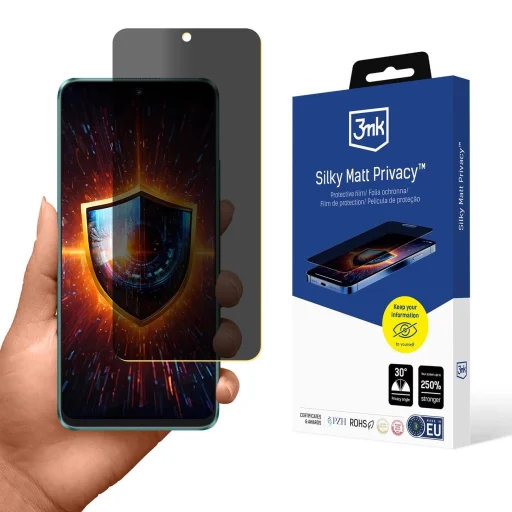 3mk Silky Matt Privacy matt privát üvegfólia Huawei Nova 12i-re - 1