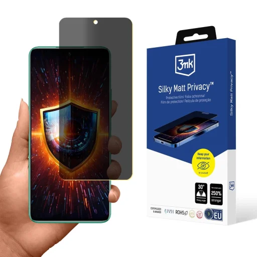 3mk Silky Matt Privacy Huawei Nova 12 SE üvegfólia - 1