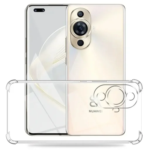  Techsuit - Ütésálló Átlátszó Szilikon - Huawei nova 11 / nova 12s - Átlátszó tok - 2