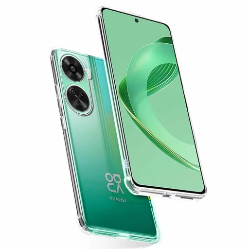  Techsuit - Ütésálló átlátszó szilikon tok - Huawei nova 11 SE / 12 SE - Átlátszó - 2