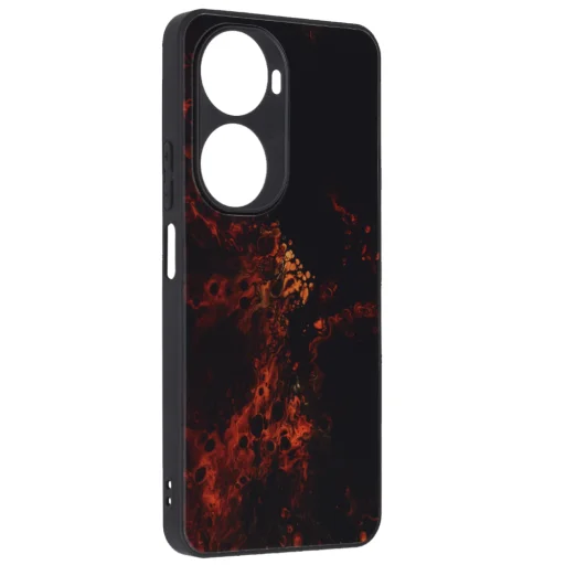  Techsuit - Glaze sorozat - Huawei nova 11 SE / 12 SE - Vörös Köd tok - 3