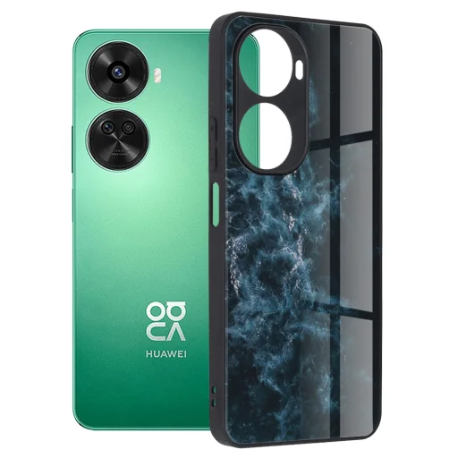  Techsuit - Glaze Széria - Huawei nova 11 SE / 12 SE - Kék Köd tok - 1