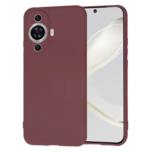  Techsuit - SoftFlex - Huawei nova 11 / nova 12s - Szilva Vörös tok - 1