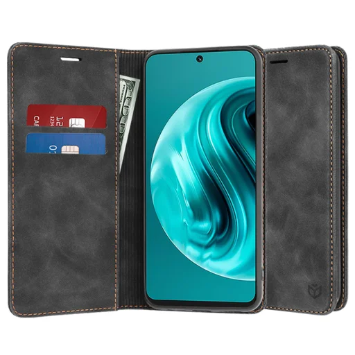  Techsuit - Kényelmes védőtok - Huawei nova 12i - Fekete tok - 1