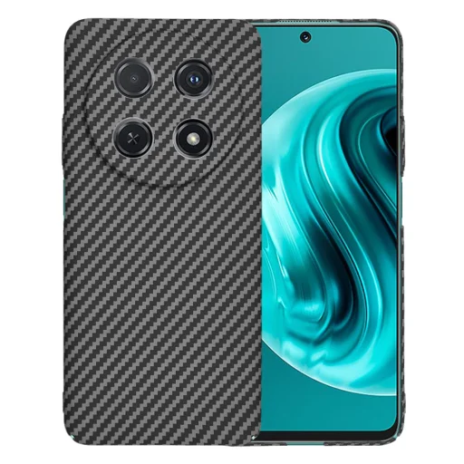  Techsuit - Karbonit Szálas Ház - Huawei nova 12i - Fekete tok - 1