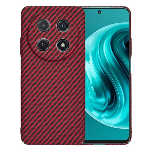  Techsuit - Carbonite FiberShell - Huawei nova 12i - Piros tok - 1