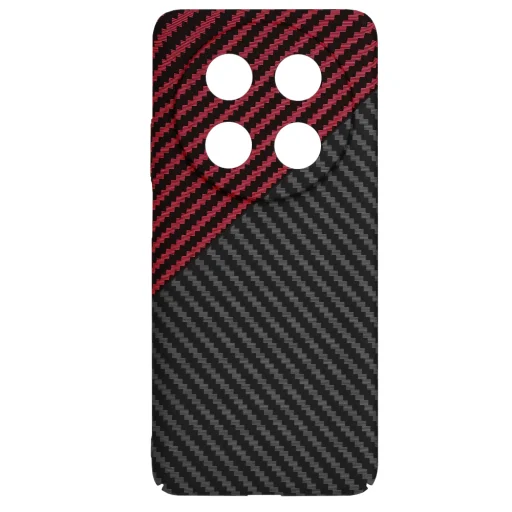  Techsuit - Karbonit Szálhéj - Huawei nova 12i - Vörös Örvény tok - 4