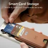  ESR - Prémium Pénztárca Classic Geo MagSafe (2K64402) - Intelligens 4 Kártya Tárolás, Mesterséges Bőrből Készült - Karamell Barna thumbnail