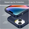 Techsuit - Carbon Szilikon - iPhone 15 Plus - Kék tok thumbnail