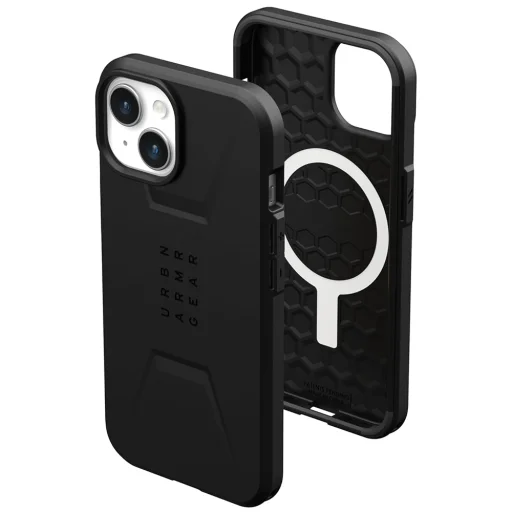  UAG - Civilian MagSafe - iPhone 15 - Fekete tok - 1