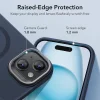  iPhone 15 Plus sötétkék ESR Cloud Soft HaloLock kitámasztó tok thumbnail
