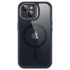  iPhone 15 Plus Átlátszó Sötétkék ESR - Armor Tough Kitámasztós HaloLock + Képernyővédő tok thumbnail