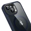  iPhone 15 Plus Átlátszó Sötétkék ESR - Armor Tough Kitámasztós HaloLock + Képernyővédő tok thumbnail