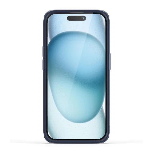  iPhone 15 Plus Átlátszó Sötétkék ESR - Classic Hybrid HaloLock Állvánnyal tok - 3
