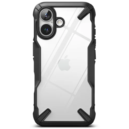  Ringke - Fusion X - iPhone 16 Plus - Fekete tok - 2