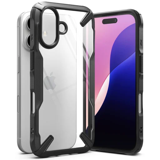  Ringke - Fusion X - iPhone 16 Plus - Fekete tok - 4