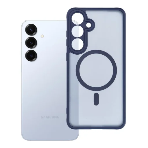 CELOMATNÉ MAG PUZDRO kompatibilné s MagSafe SAMSUNG S25 Plus modré puzdro - 5