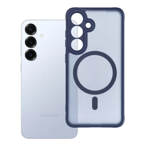 FULL MATTE MAG COVER puzdro, kompatibilné s technológiou MagSafe, pre SAMSUNG S25, modré - 5