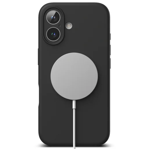  Ringke - Szilikon Mágneses MagSafe - iPhone 16 Plus - Fekete tok - 3