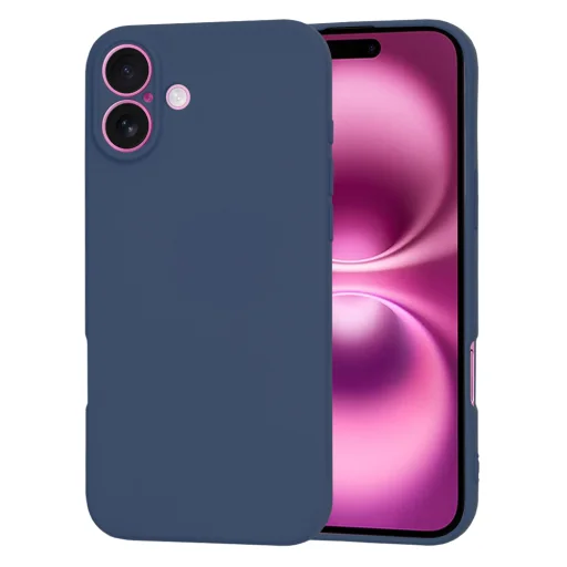  Techsuit - SoftFlex - iPhone 16 Plus - Tengerészkék tok - 1