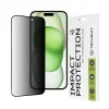  Techsuit - 111D Privacy Teljes Ragasztás - iPhone 15 Plus / iPhone 16 Plus - Fekete üvegfólia