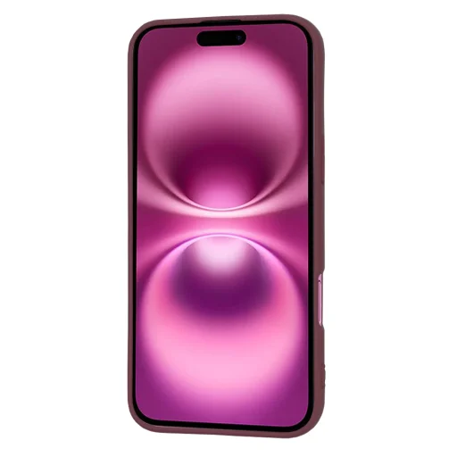  Techsuit - SoftFlex - iPhone 16 Plus - Szilvapiros tok - 2