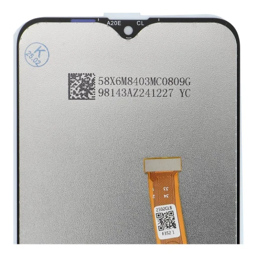 NCC LCD kijelző SAMSUNG A20E A202F OEM keret nélkül - 3