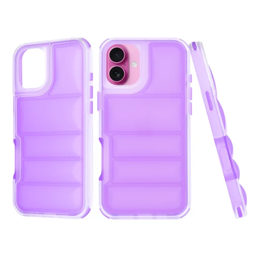  Techsuit - Hullámpajzs - iPhone 16 Plus - Ibolya tok - 1