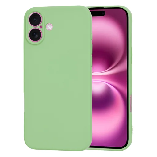 Techsuit - SoftFlex - iPhone 16 Plus - Menta Zöld tok - 1