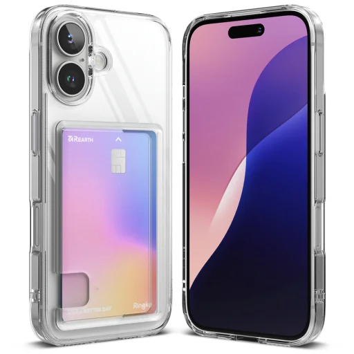  Ringke - Fusion Kártya - iPhone 16 Plus - Átlátszó tok - 1