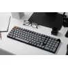 Vezeték nélküli alacsony profilú billentyűzet Keychron K17 Max RGB Brown Switch (fekete) thumbnail
