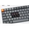Vezeték nélküli alacsony profilú billentyűzet Keychron K17 Max RGB Brown Switch (fekete) thumbnail