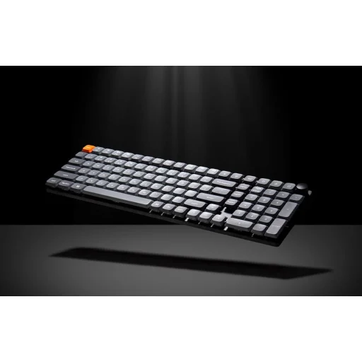 Vezeték nélküli alacsony profilú billentyűzet Keychron K17 Max RGB Brown Switch (fekete) - 3