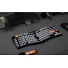  Vezeték nélküli alacsony profilú billentyűzet Keychron K15 Max LED Piros Kapcsoló (fekete) [K15M-A1] thumbnail