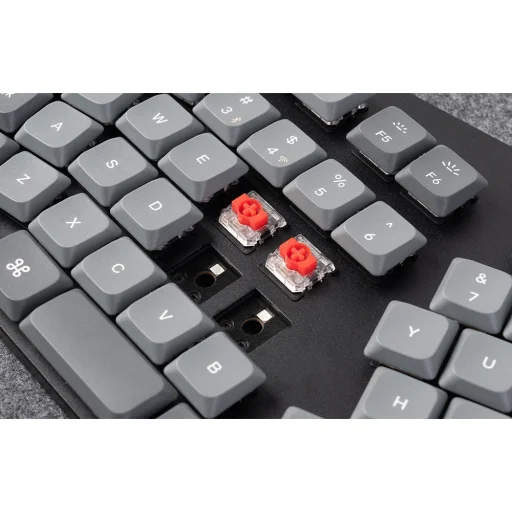  Vezeték nélküli alacsony profilú billentyűzet Keychron K15 Max LED Piros Kapcsoló (fekete) [K15M-A1] - 8