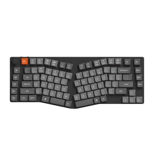  Vezeték nélküli alacsony profilú billentyűzet Keychron K15 Max LED Piros Kapcsoló (fekete) [K15M-A1] - 1
