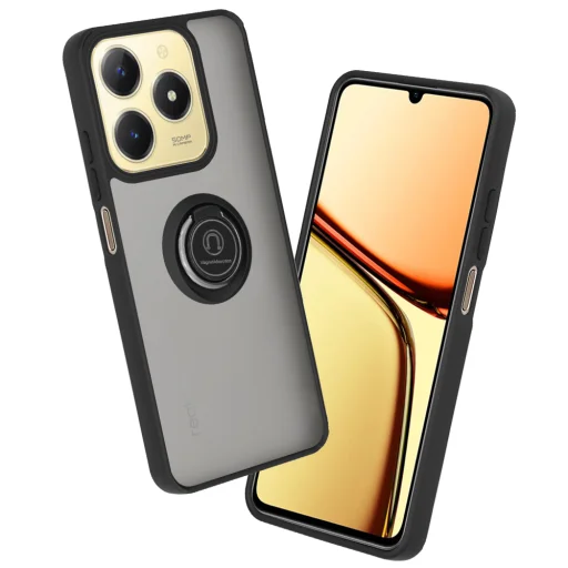  Techsuit - Glinth - Realme C61 / Realme C63 - Fekete tok - 1