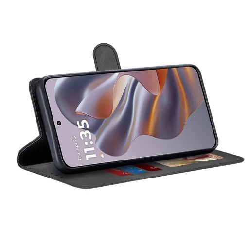  Techsuit - Napló Füzete - Motorola Edge 50 Neo / Motorola ThinkPhone 25 - Fekete tok - 2