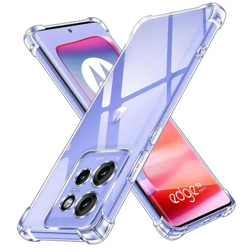  Techsuit - Ütésálló Átlátszó Szilikon - Motorola Edge 50 Neo / Motorola ThinkPhone 25 - Átlátszó tok - 1