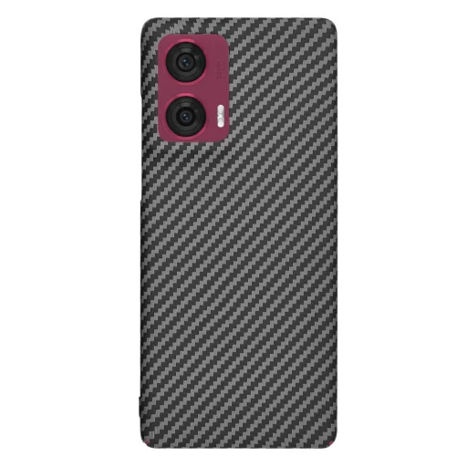  Techsuit - Karbonit Szálhéj - Motorola Edge 50 Fusion - Fekete tok - 3